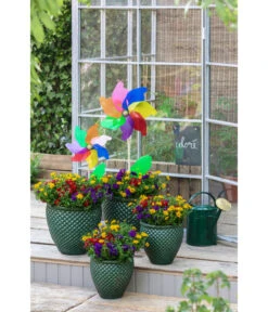 Zink-Gießkanne, 9 L, Grün -Weber Store 1241272 WE MO 003 BlechgiesskanneFuerDenGartenBlechgiesskanneGruen9L