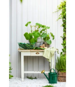 Zink-Gießkanne, 9 L, Grün -Weber Store 1241272 WE MO 004 BlechgiesskanneFuerDenGartenBlechgiesskanneGruen9L