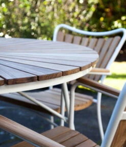 Cinas Gartentisch Ellen, Ca. Ø110/H74 Cm -Weber Store 2012250 WE DE 001 TischEllenD110Weiss