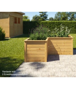 Weka Erweiterung Für Element-Hochbeet 669, Ca. B69/H69/T71 Cm -Weber Store 2064988 WE MO 004 ErgaenzungssatzHochbeetModularNatur