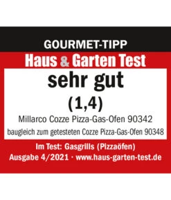Cozze Gas-Pizzaofen, Inkl. Pizzastein -Weber Store 2083095 WE IG 001 cozze13gaspizzaofen