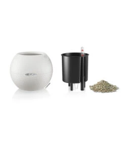 LECHUZA® PURO Color, All-in-One-Set, Inkl. Makramee-Aufhängung -Weber Store 2418622 WE DE 001 PuroColor20cmweiss