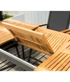 Dehner Teak-Ausziehtisch Colmar, Ca. B152-210/H76/T89 Cm -Weber Store 2785608 WE DE 001 DehnerTischColmar