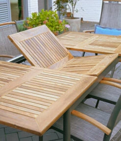 Dehner Teak-Ausziehtisch Colmar, Ca. B152-210/H76/T89 Cm -Weber Store 2785608 WE MO 003 DehnerAusziehtischColmar