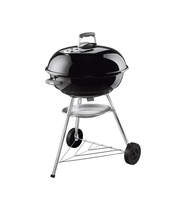 Weber Holzkohle-Kugelgrill Compact Kettle, Ø 57 Cm, Schwarz 1 Weber Holzkohle-Kugelgrill Compact Kettle, Ø 57 Cm, Schwarz