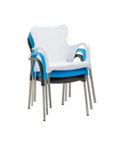 Best Alu-Stapelsessel Maui, 4er Set -Weber Store 3046851 WE DE 001 4erStapelsesselMauiWeiss