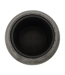 Dehner Polystone-Topf Kapstadt, Rund, Grau -Weber Store 3207990 3208022 WE DE 001 DehnerPolystoneTopfbauchiggrau