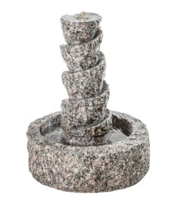 Dehner Granit-Gartenbrunnen Drill, Ca. Ø45/H55 Cm