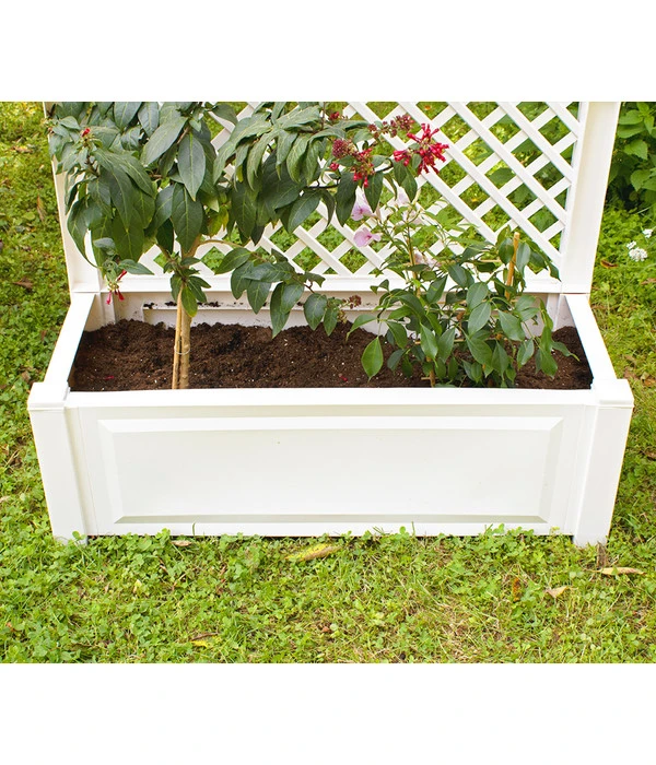 KHW Kunststoff-Pflanzkasten Mit Spalier, 100 X 43 X 140 Cm 5 KHW Kunststoff-Pflanzkasten Mit Spalier, 100 X 43 X 140 Cm – Bild 5