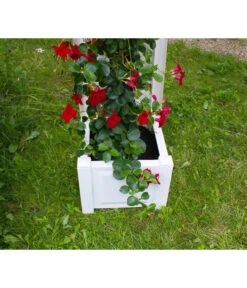 KHW Kunststoff-Pflanzkasten Mit Spalier, 43 X 43 X 140 Cm 15 KHW Kunststoff-Pflanzkasten Mit Spalier, 43 X 43 X 140 Cm -Weber Store 3913688 WE DE 005 KastenSpalier43weiss