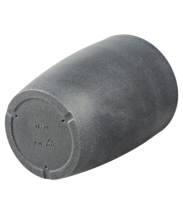 Kunststoff-Vase Verona, Rund, Schwarz-granit 3 Kunststoff-Vase Verona, Rund, Schwarz-granit – Bild 3