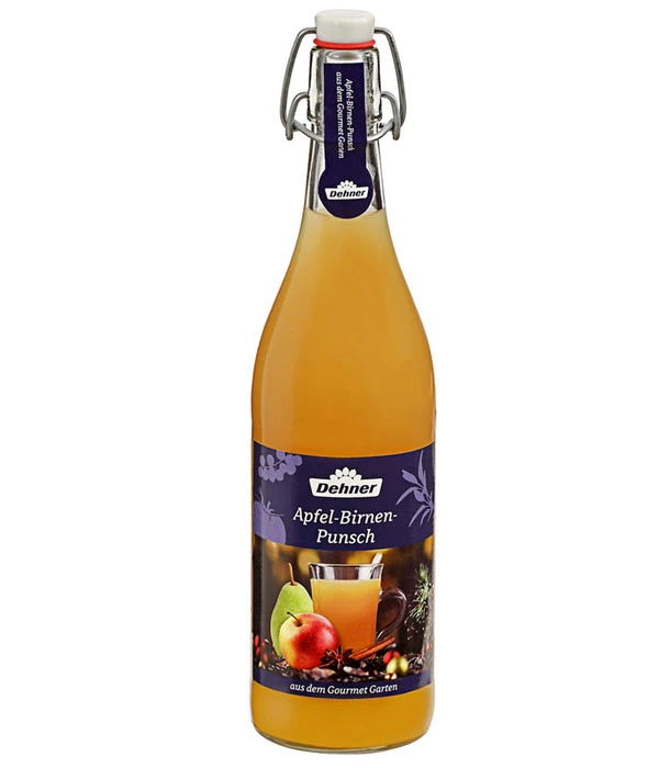 Dehner Apfel-Birnen-Punsch, 0,75 L 1 Dehner Apfel-Birnen-Punsch, 0,75 L