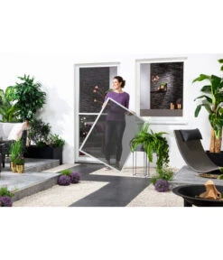 Hecht Fliegengitter Fenster Mit Pollenschutz, Ca B100/H120 Cm 6 Hecht Fliegengitter Fenster Mit Pollenschutz, Ca B100/H120 Cm -Weber Store 4019485 4019493 4019501 WE MO 001 HechtFensterbausatzMasterSlim