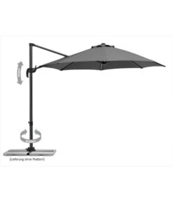 Schneider Schirm Rhodos Blacklight, Rund, Ca. Ø300 Cm -Weber Store 4076485 WE FS 006 RhodosBlacklight