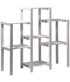 Dobar Blumenregal 7-flächig, 31 X 97 X 87 Cm, Weiß