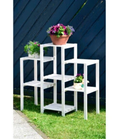 Dobar Blumenregal 7-flächig, 31 X 97 X 87 Cm, Weiß -Weber Store 4154944 WE MO 002 Blumenregal7flaechigWeissDobar