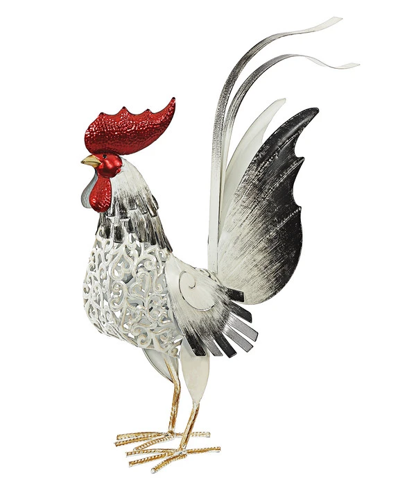 Dehner Metall-Hahn Jakob, Ca. B42,5/H50/T16 Cm 1 Dehner Metall-Hahn Jakob, Ca. B42,5/H50/T16 Cm