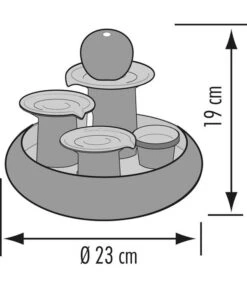 Seliger Zimmerbrunnen Trentino, Ø 23 X 19 Cm -Weber Store 4317053 WE DE 001 SeligerZimmerbrunnenTrentinoGruen