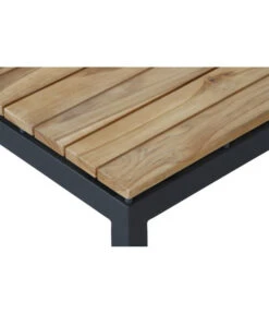 Siena Garden Teak-Loungetisch Alvida, Anthrazit/natur, Ca. B74/H30/T74 Cm -Weber Store 4330155 WE DE 005 Loungetischalvida