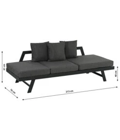 Dehner Funktionsliege Seattle 13 Dehner Funktionsliege Seattle -Weber Store 4407318 WE BG 001 BankLiegeSeattleNeu