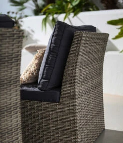 Dehner Geflecht-Lounge Rom, 4-teilig -Weber Store 4407334 WE DE 002 DehnerGeflechtLoungeRomNEU