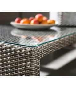 Dehner Geflecht-Lounge Rom, 4-teilig -Weber Store 4407334 WE DE 004 DehnerGeflechtLoungeRomNEU