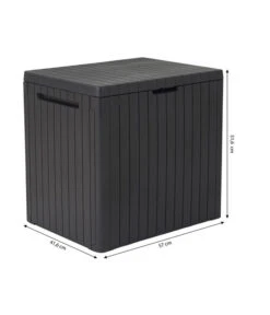 Keter Aufbewahrungsbox City Box, 113 Liter, Ca. B41,6/H51,6/T57 Cm -Weber Store 4422481 WE BG 001 AufbewahrungsboxCity