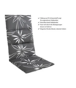 KETTtex Hochlehnerpolster Turin, Ca. B120/H4/T50 Cm 11 KETTtex Hochlehnerpolster Turin, Ca. B120/H4/T50 Cm -Weber Store 4448965 WE IG 001 SesselpolsterTurin