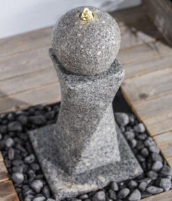 Dehner Granit-Gartenbrunnen Tower, Ca. B56/H60/T56 Cm -Weber Store 4451621 WE MO 001 DehnerGranitGartenBrunnenTowerNEU