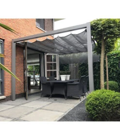 Nesling Faltsegel Coolfit, Rechteckig Ca. B290/T500 Cm -Weber Store 6605638 6605661 6605695 WE MO 002 NeslingFaltsonnensegelSchwarz 1