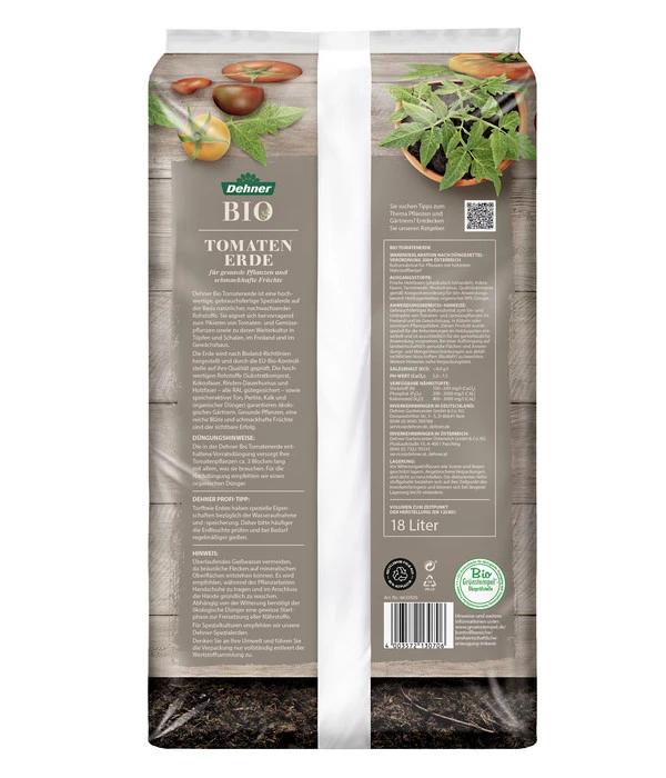 Dehner Bio Tomatenerde, 108 X 18 Liter 3 Dehner Bio Tomatenerde, 108 X 18 Liter – Bild 3