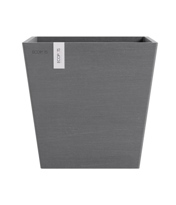 Ecopots Kunststoff-Topf Rotterdam Inkl. Wassersystem, Quadratisch 2 Ecopots Kunststoff-Topf Rotterdam Inkl. Wassersystem, Quadratisch – Bild 2