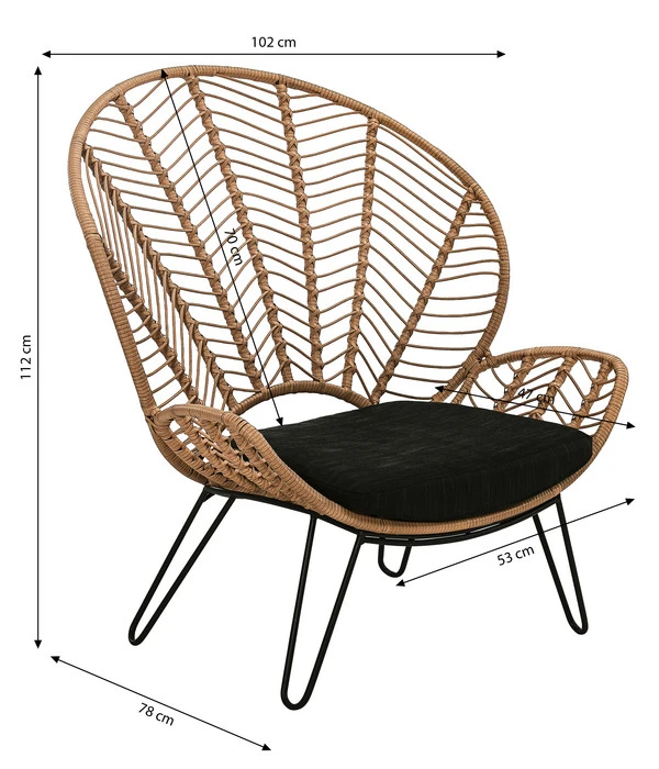 Dehner Geflechtsessel Venezia 6 Dehner Geflechtsessel Venezia – Bild 6