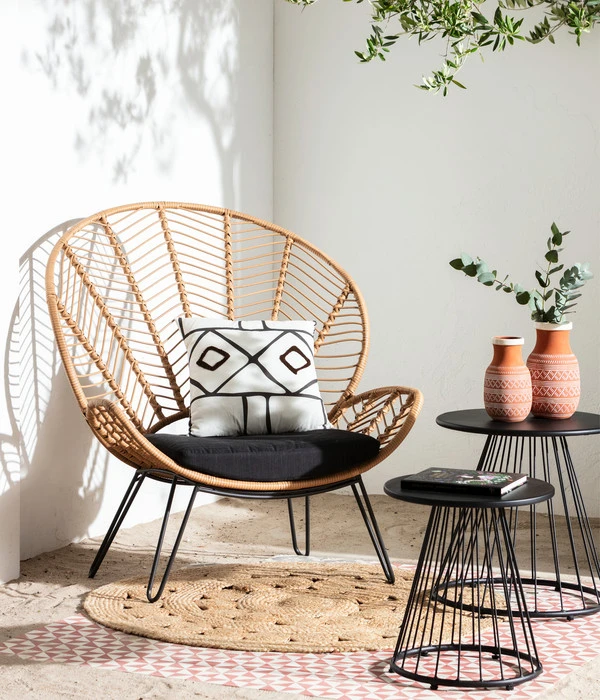 Dehner Geflechtsessel Venezia 3 Dehner Geflechtsessel Venezia – Bild 3