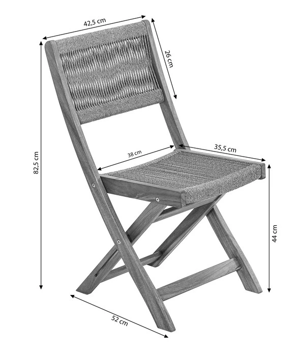 Dehner Klappstuhl Macao Rope 7 Dehner Klappstuhl Macao Rope – Bild 7