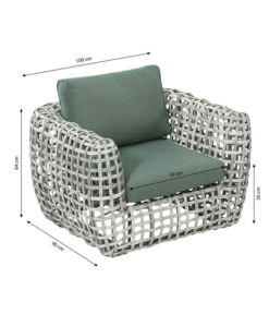 Dehner Flechtlounge Bali, 4-teilig -Weber Store 6705305 6705321 WE BG 001 LoungeBaliSesselFinal