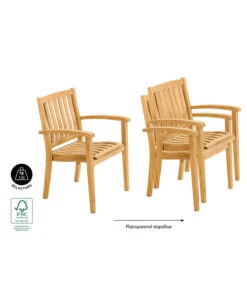 Dehner Stapelsessel Havanna -Weber Store 6708309 WE IG 001 StapelstuhlHavanna