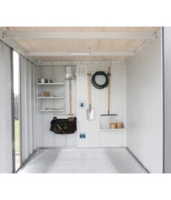 Biohort Gerätehaus Neo A, Dunkelgrau/silber 6 Biohort Gerätehaus Neo A, Dunkelgrau/silber -Weber Store 6716732 WE DE 003 BiohortInnenausstattung Neo Detail 1