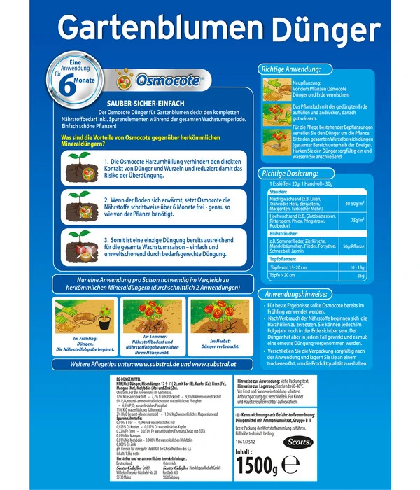 Substral® Osmocote® Langzeit Depotdünger Balkonblumen 3 Substral® Osmocote® Langzeit Depotdünger Balkonblumen – Bild 3