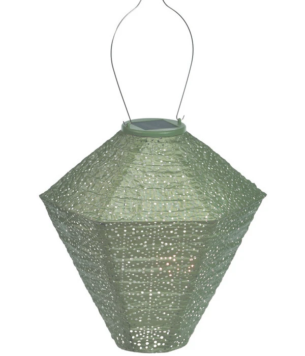 Lumiz Solar-Lampion Diamond Sashiko, Ca. Ø28/H28 Cm 1 Lumiz Solar-Lampion Diamond Sashiko, Ca. Ø28/H28 Cm