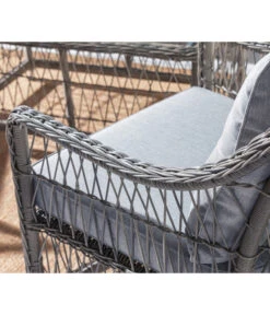 Dehner Geflechtlounge Santos, 4-teilig -Weber Store 6875074 WE DE 003 LoungeSantosNEU