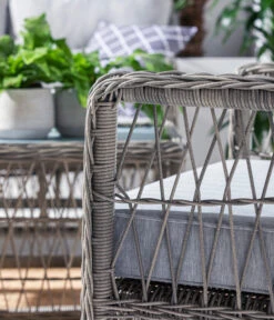 Dehner Geflechtlounge Santos, 4-teilig -Weber Store 6875074 WE DE 004 LoungeSantosNEU