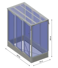 Tomatenhaus Julia, Ca. B195/H200/T99 Cm -Weber Store 6878565 WE BG 001 TomatenhausJulia