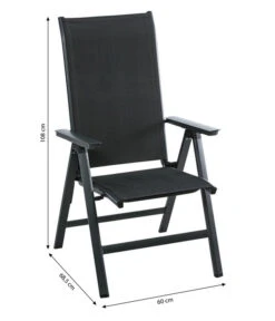 Dehner Klappsessel Cleveland, Dunkelgrau -Weber Store 6894141 WE BG 001 DehnerKlappsesselClevelandNEU