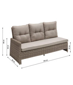 Dehner Geflechtlounge Bologna, 5-teilig -Weber Store 6903447 WE BG 001 LoungeBologna korrektur