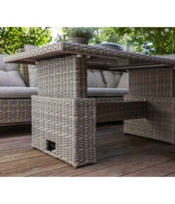 Dehner Geflechtlounge Bologna, 5-teilig -Weber Store 6903447 WE MO 003 LoungeBolognaNEU