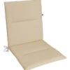 KETTtex Niederlehnerpolster Lindos Beige, Ca. B100/H4/T50 Cm