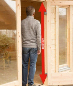 Wolff Finnhaus Gartenhaus Trondheim 70-B XL, Inkl. Lounge Links -Weber Store 6931570 WE DE 003 FinnhausGartenhausTrondheim