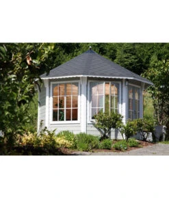 Wolff Finnhaus Pavillon Milano 3.5, Ca. B430,1/H346/T430,1 Cm -Weber Store 6931927 WE MO 005 FinnhausGartenhaus