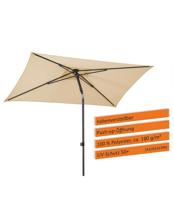 Schneider Sonnenschirm Sevilla, Rechteckig, Ca. B240/T140 Cm 4 Schneider Sonnenschirm Sevilla, Rechteckig, Ca. B240/T140 Cm – Bild 4